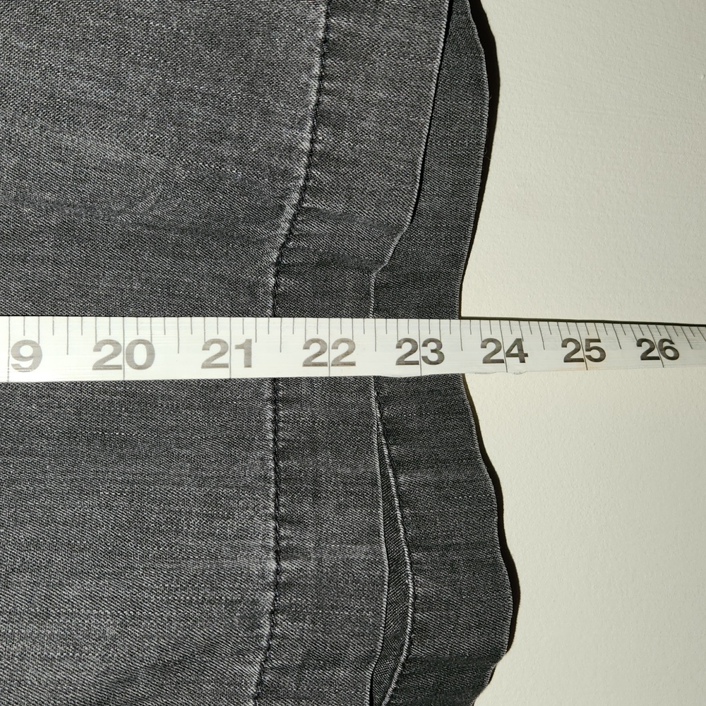 Madewell Black Denim Top - Picture 11 of 11